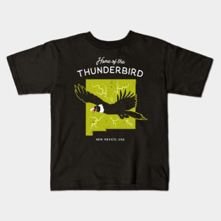 Home of the Thunderbird - New Mexico, USA Cryptid Kids T-Shirt